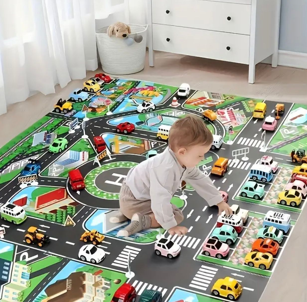 City Traffic Play Mat